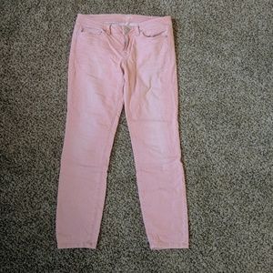 Loft pink skinny jeans